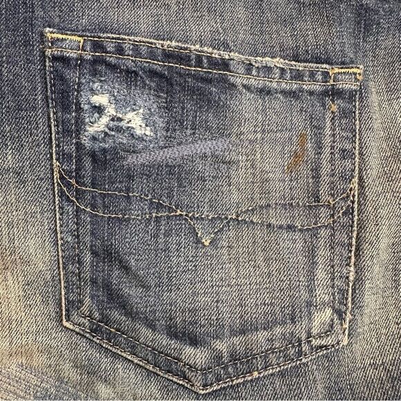 Polo Ralph Lauren Lawrence Repaired Destroyed Denim Mini Skirt - Picture 13 of 16
